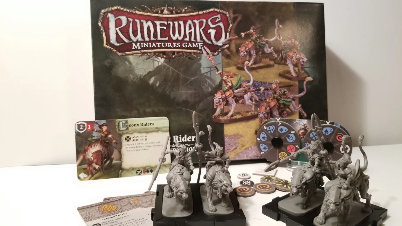 Runewars Miniatures Game: Leonx Riders Unit Expansion - Image 2