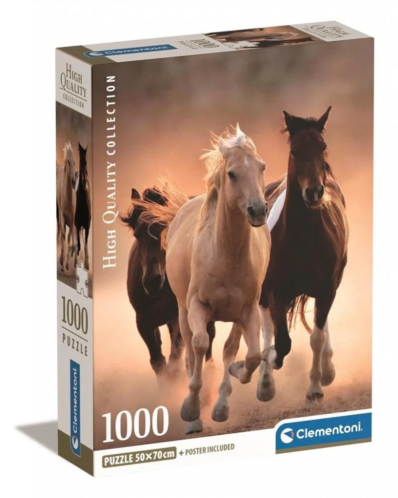 Running Horses 1000 Piece Jigsaw High-quality