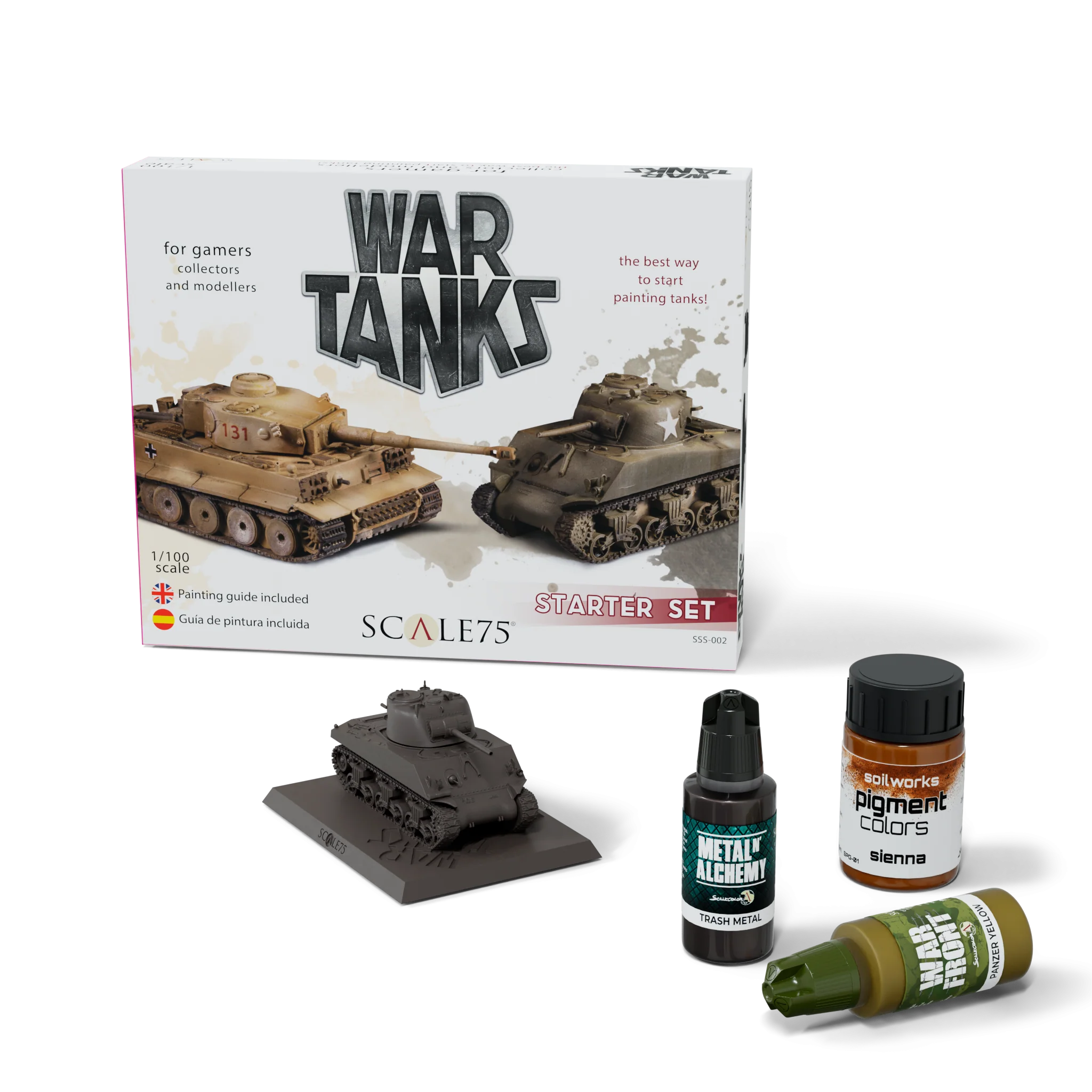 Scale 75 1:100 Scale Figures War Tanks Starter Set