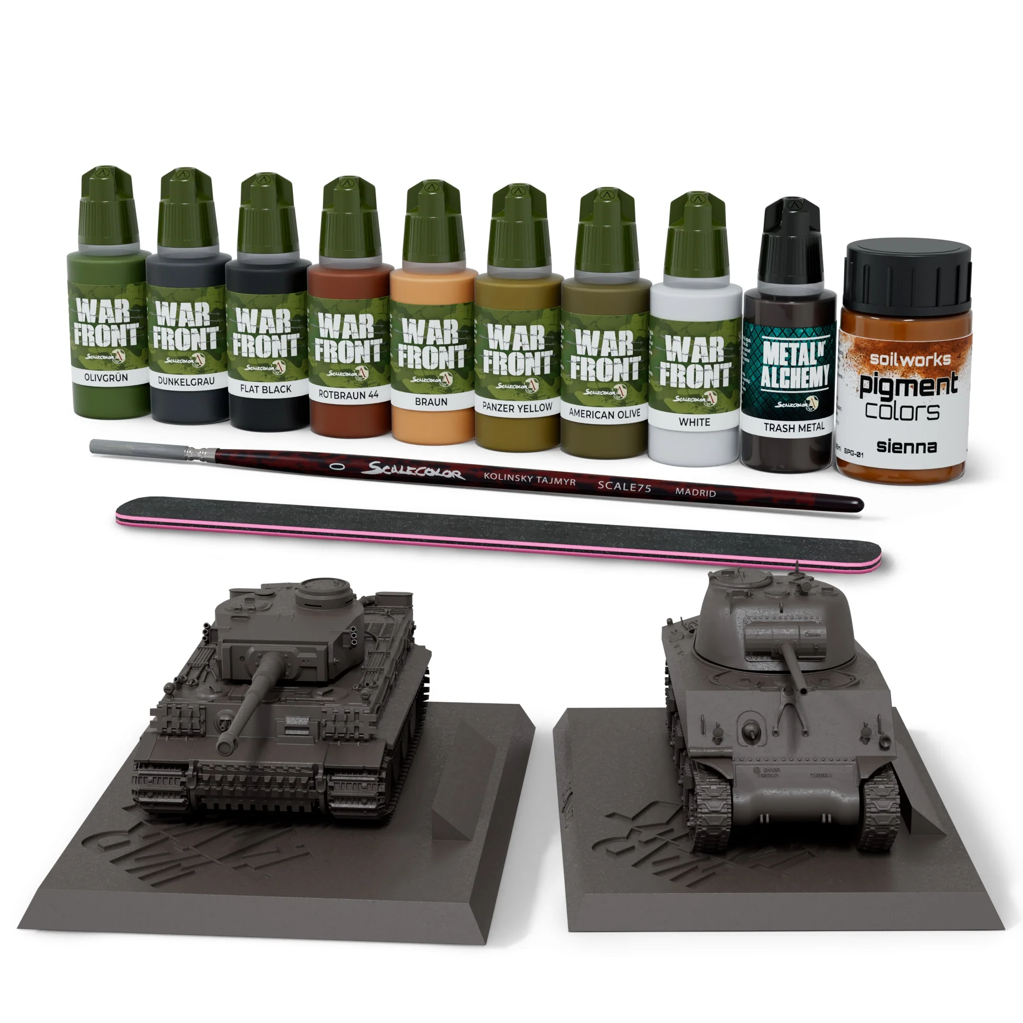 Scale 75 1:100 Scale Figures War Tanks Starter Set - Image 2
