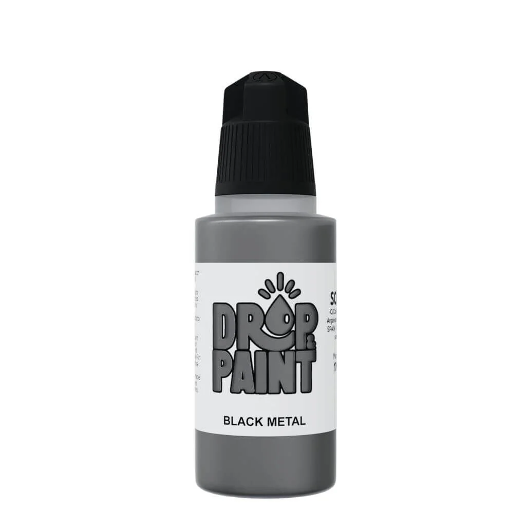 Scale 75 Drop and Paint 17ml - Black Metal