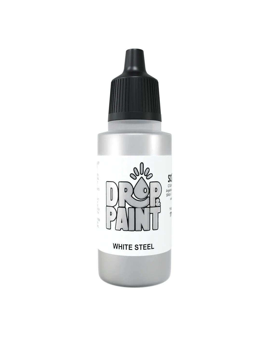 Scale 75 Drop and Paint 17ml - White Steel