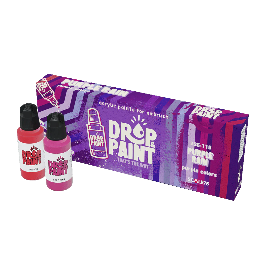 Scale 75 Drop and Paint Set - Purple Rain