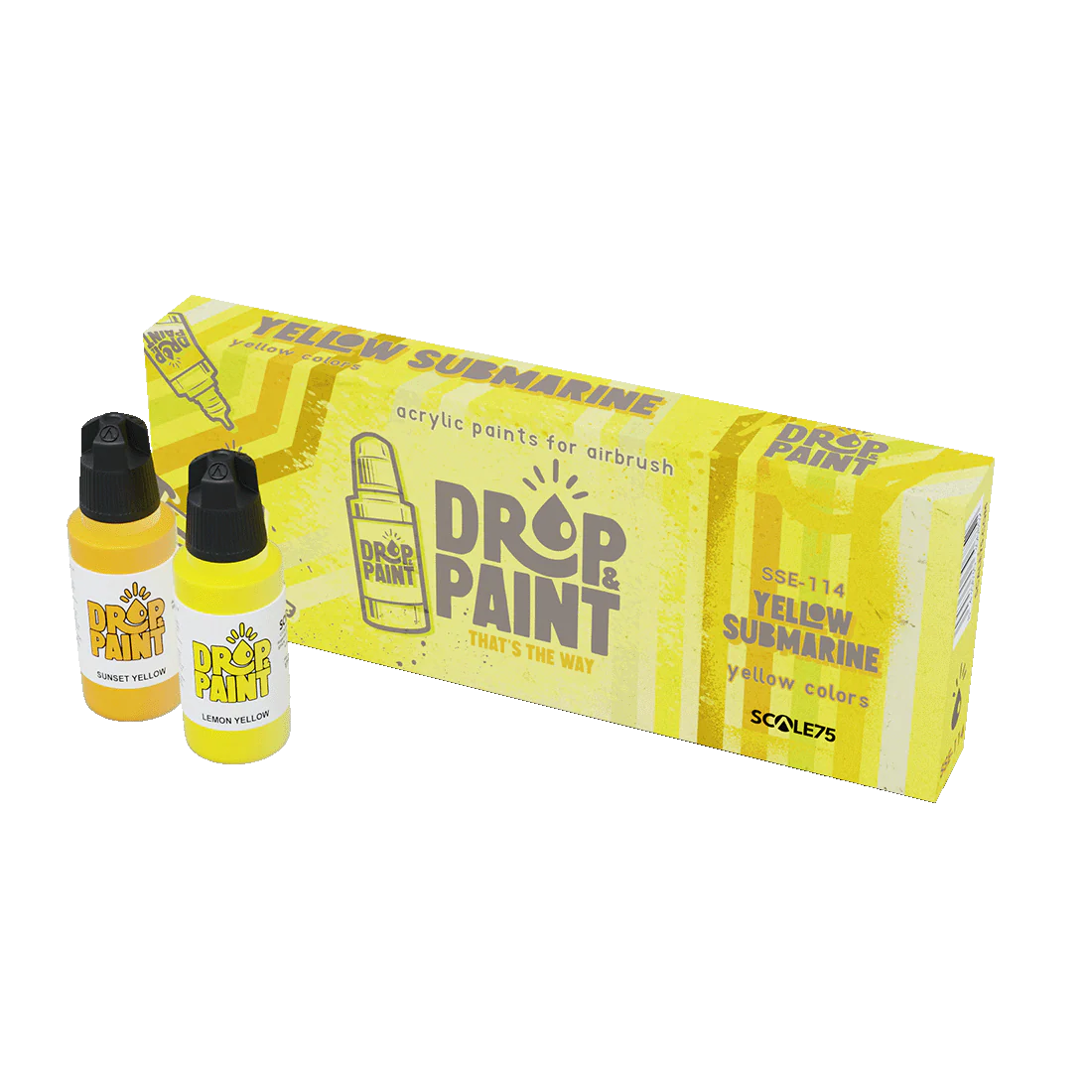 Scale 75 Drop and Paint Set - Yellow Submarine
