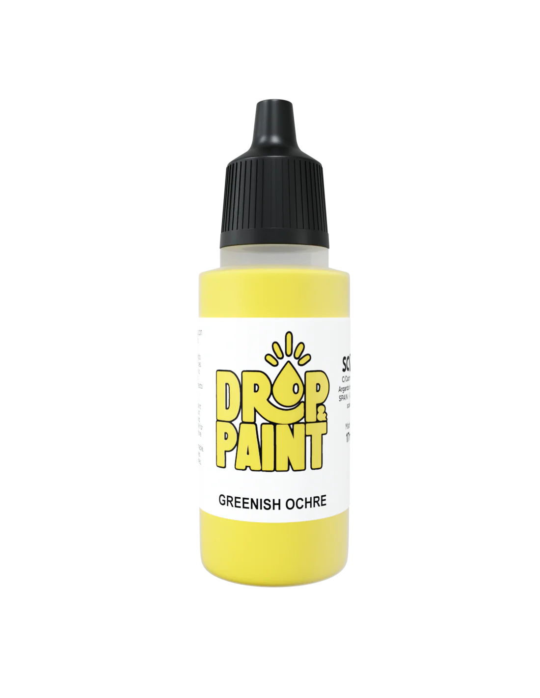 Scale 75 Drop and Paints Acrylic Paint 17ml - Greenish Ochre