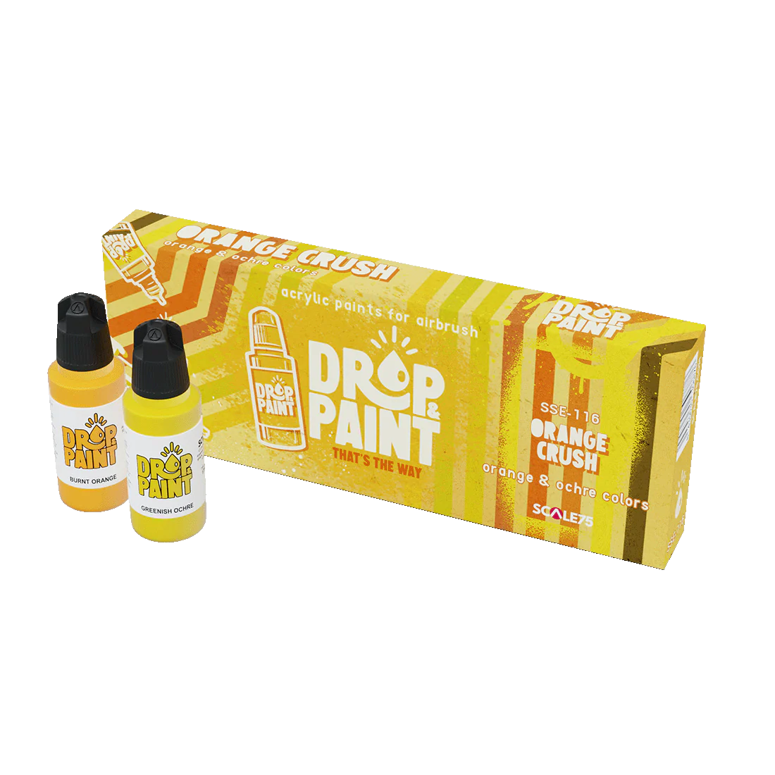 Scale 75 Drop and Paints Orange Crush Paint Set