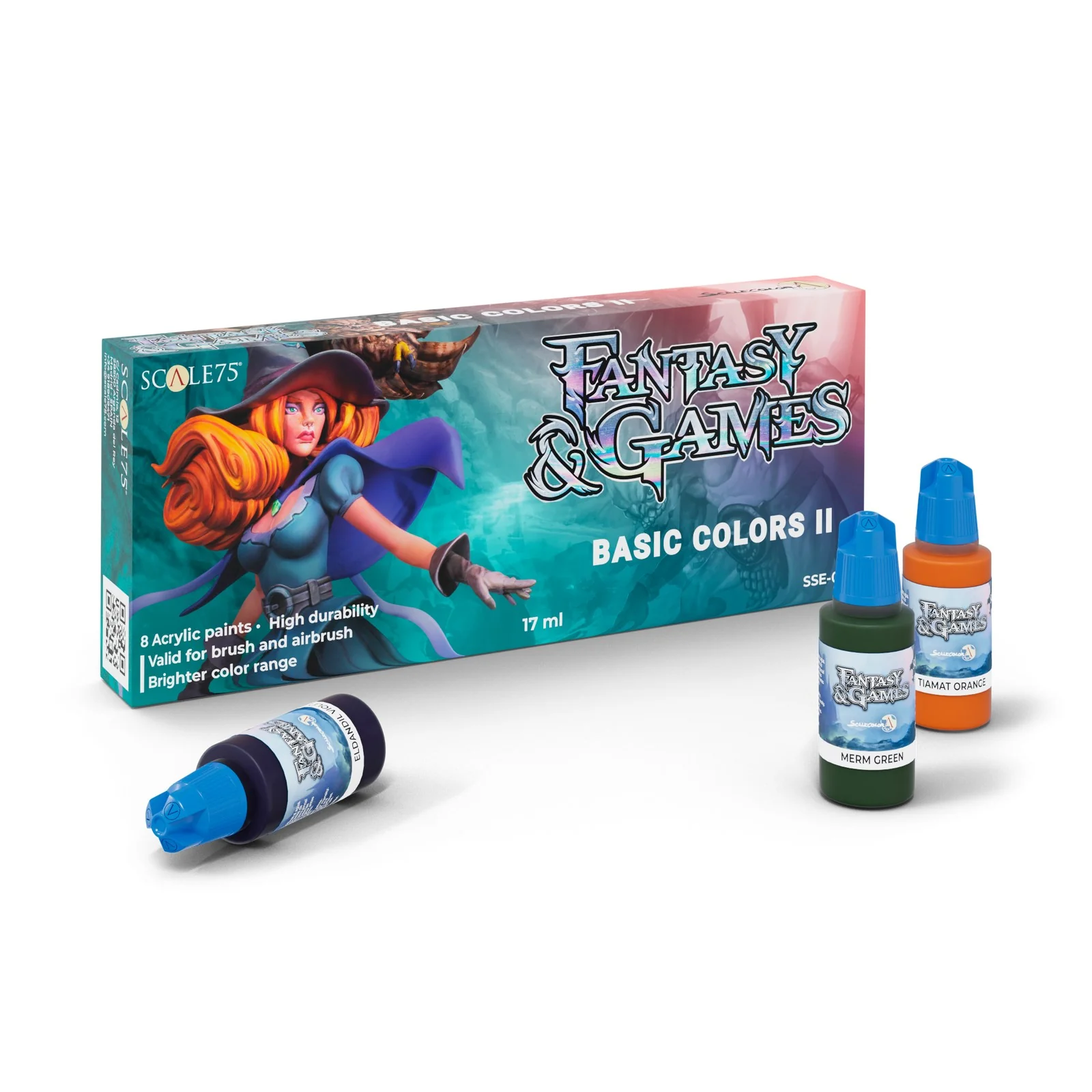 Scale 75 Fantasy & Games Basic Colors II Paint Set