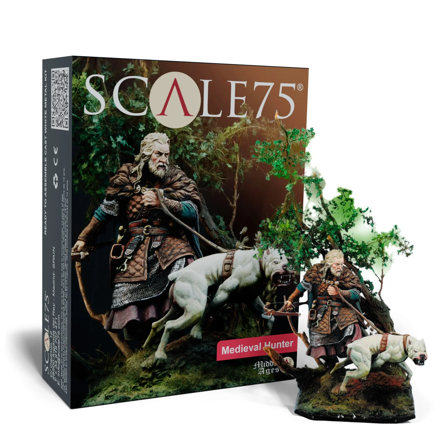 Scale 75 Middle Age Medieval Hunter Miniature 75mm