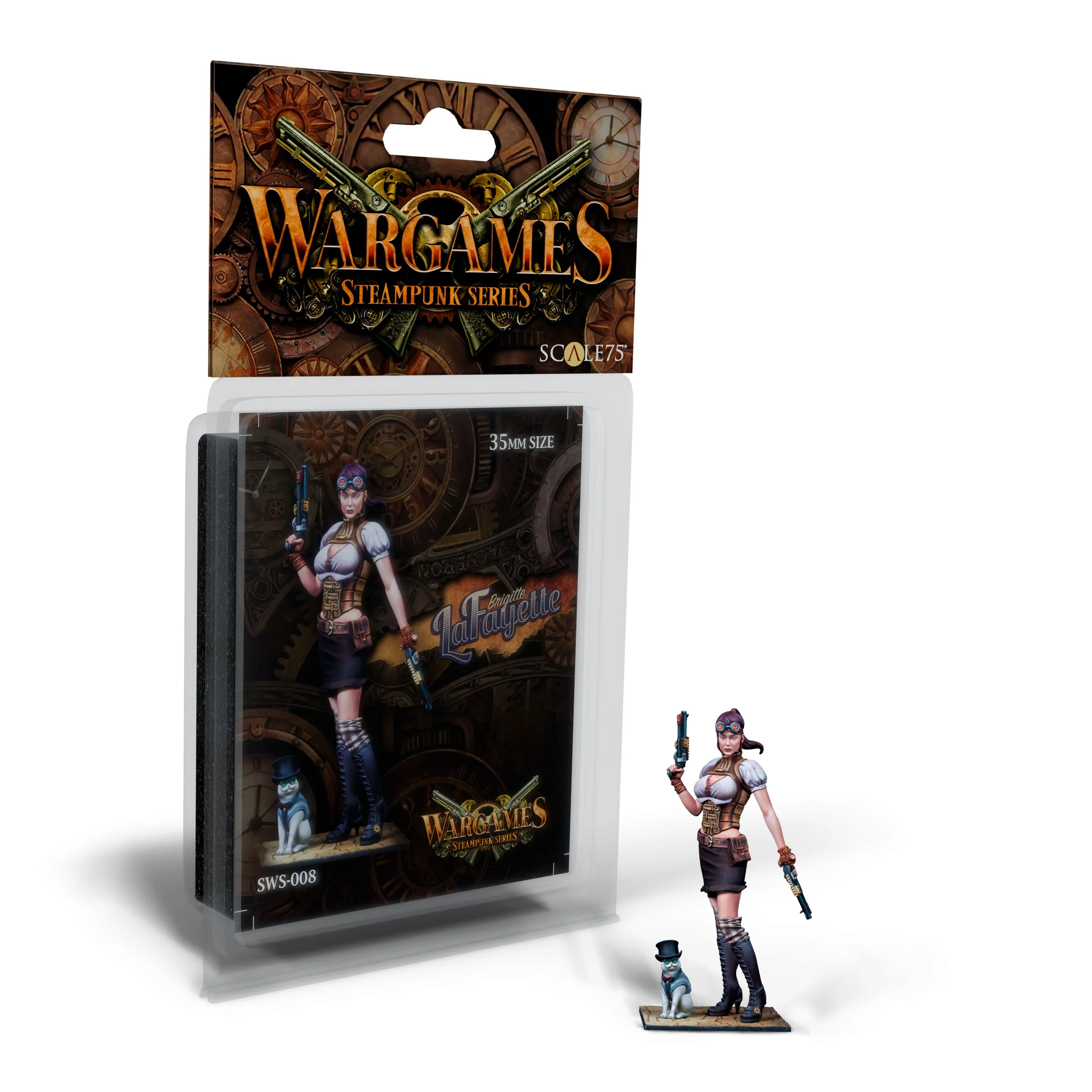 Scale 75 Wargames Steampunk Series Brigitte Lafayette Miniature 35mm