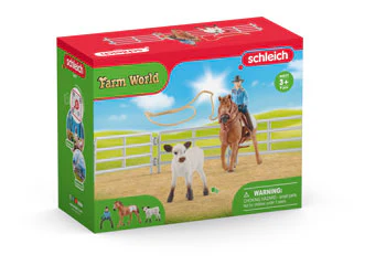 Schleich - Cowgirl Team Roping Fun - Image 2