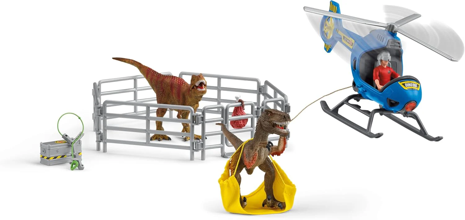 Schleich - Dino Helicopter Rescue - Image 3