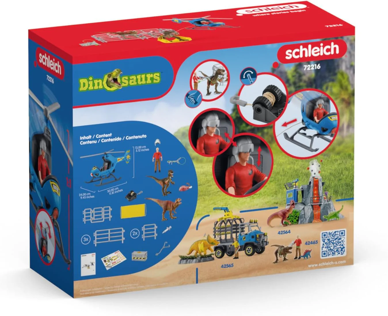 Schleich - Dino Helicopter Rescue - Image 4
