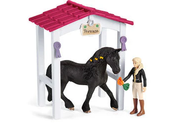 Schleich - Horse Stall with Tori & Princess - Image 2