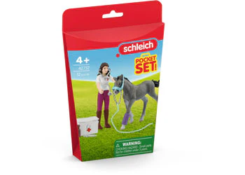 Schleich - Mrs. Kramer with foal - Image 2