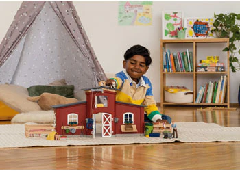 Schleich - Red Barn with Animals & Accessories - Image 2