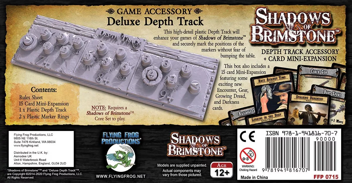 Shadows of Brimstone: Depth Track Accessory + Card Mini-Expansion - Image 2