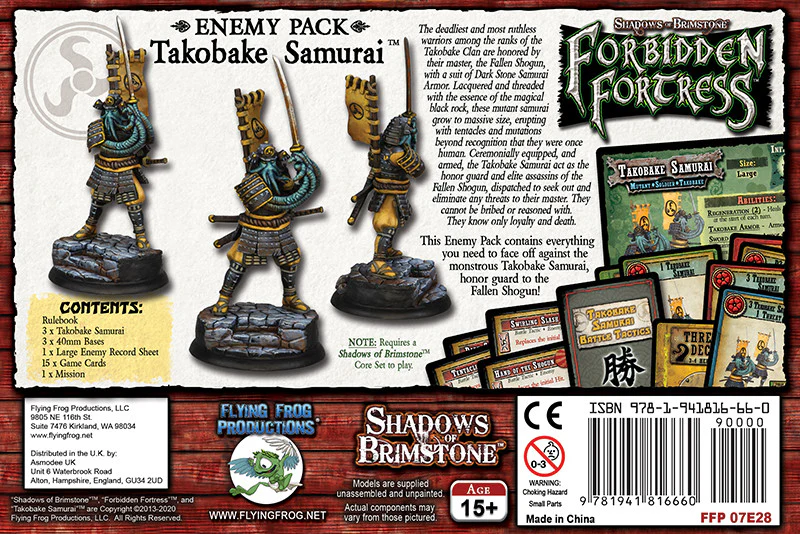 Shadows of Brimstone: Forbidden Fortress - Takobake Samurai Enemy Pack - Image 2