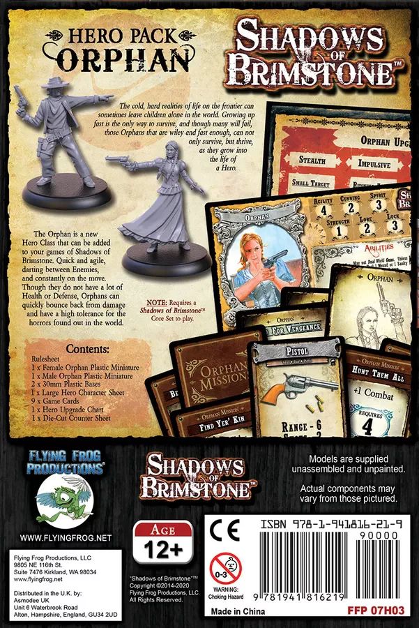 Shadows of Brimstone: Orphan Hero Pack - Image 2