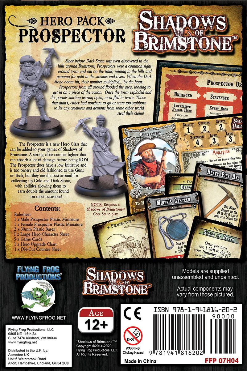 Shadows of Brimstone: Prospector Hero Pack - Image 2