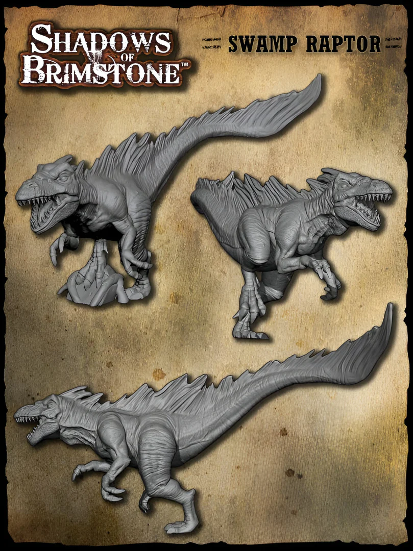 Shadows of Brimstone - Swamp Raptor - XL Enemy Pack - Image 3