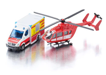 Siku - Mercedes-Benz Ambulance & Helicopter