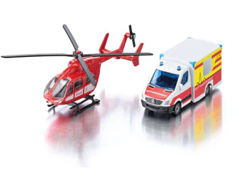 Siku - Mercedes-Benz Ambulance & Helicopter - Image 3