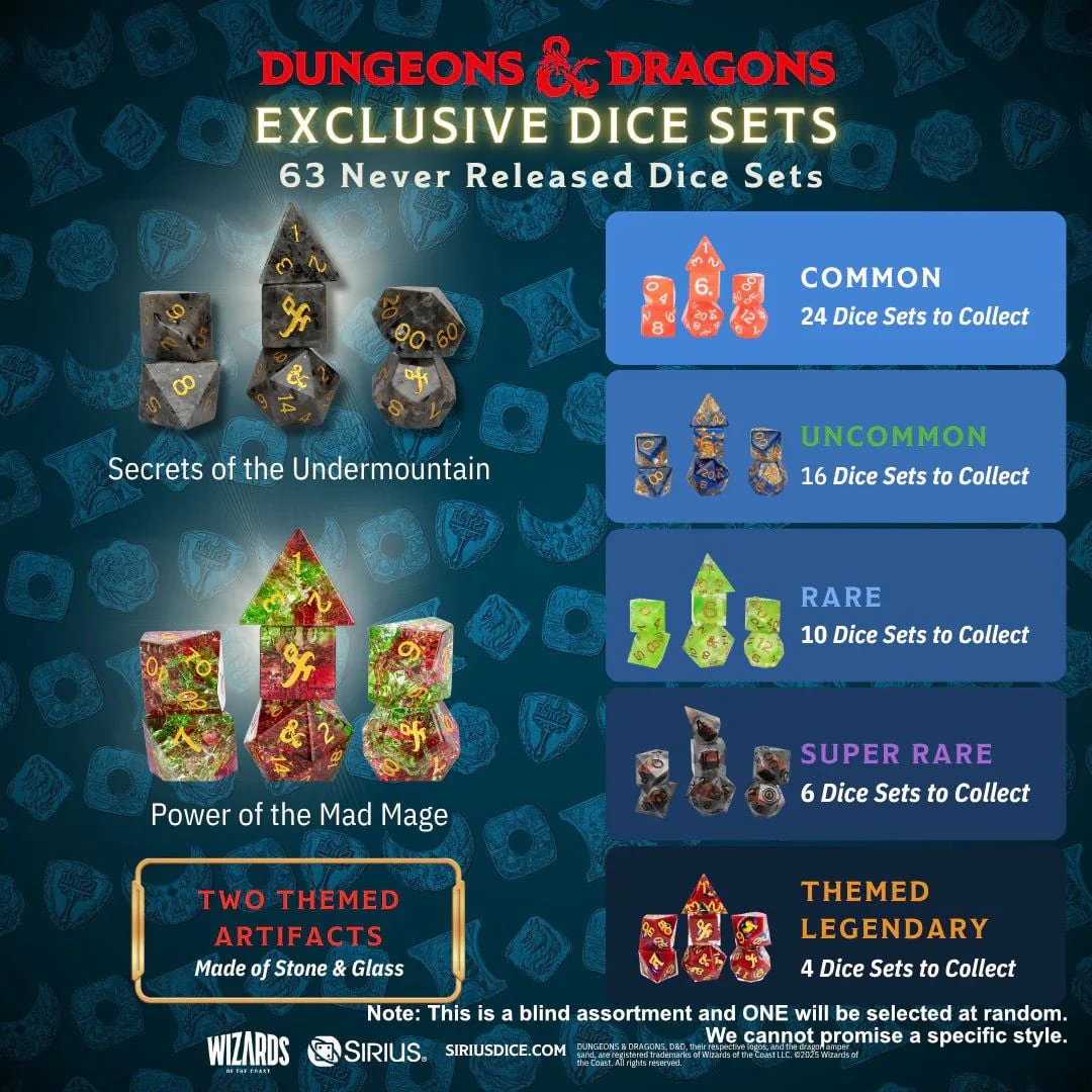 Sirius Dice - D&D Undermountain Treasure Packs Blind Box - Image 3