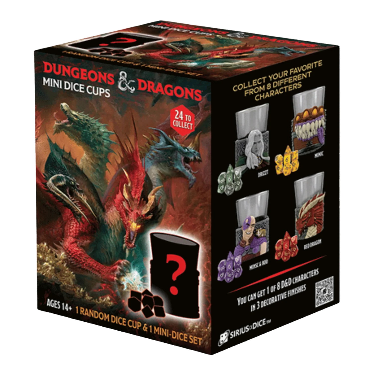 Sirius Dice - Dungeons & Dragons Mini Dice Cups Series 2 Booster