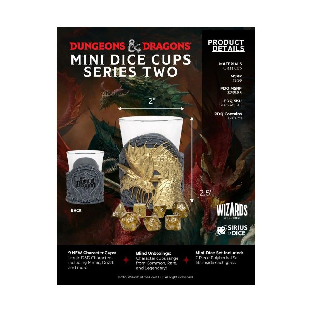 Sirius Dice - Dungeons & Dragons Mini Dice Cups Series 2 Display - Image 4