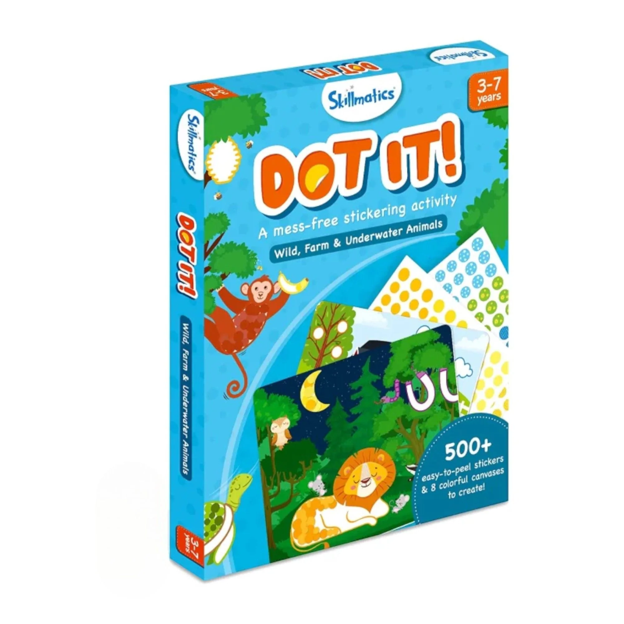 Skillmatics - Dot It! Farm Wild & Underwater Animals