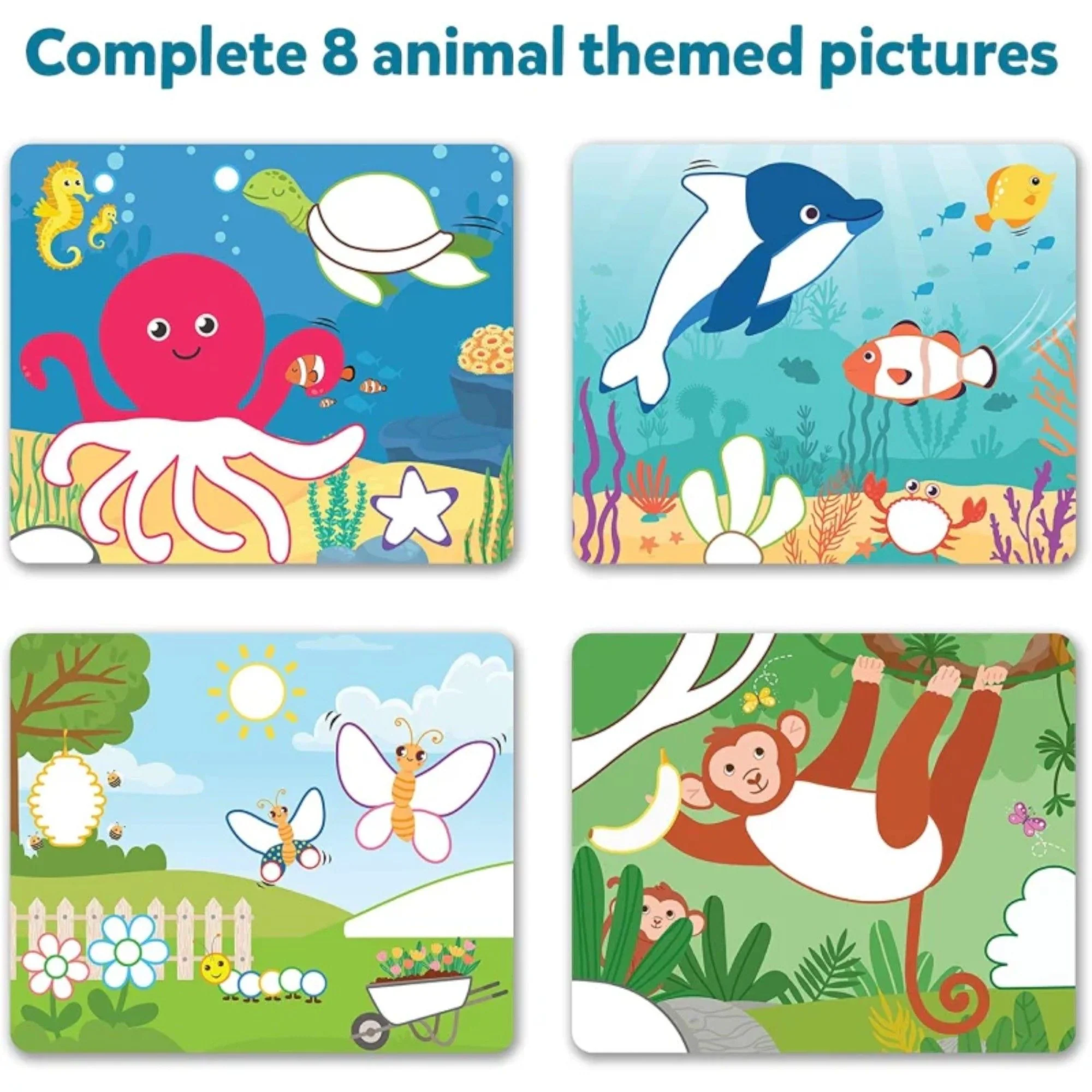Skillmatics - Dot It! Farm Wild & Underwater Animals - Image 3