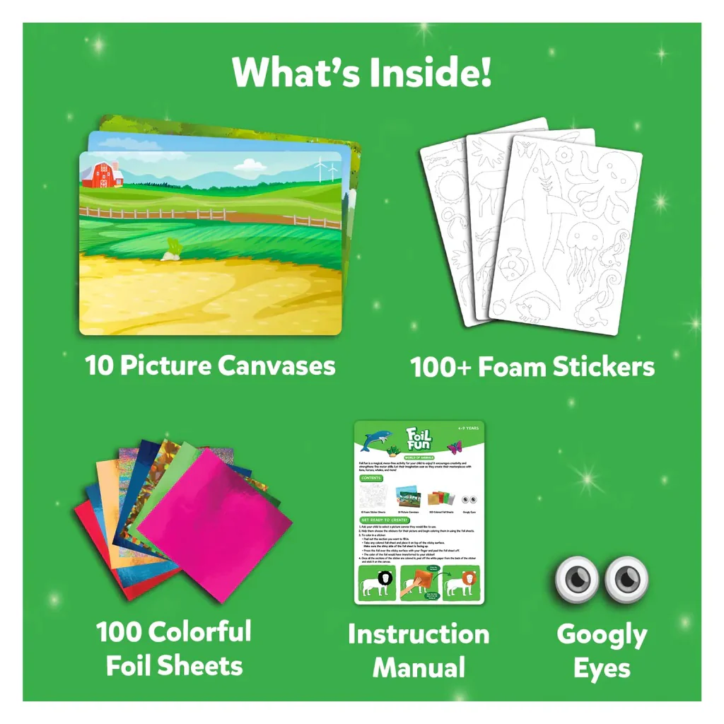 Skillmatics - Foil Fun World of Animals - Image 3