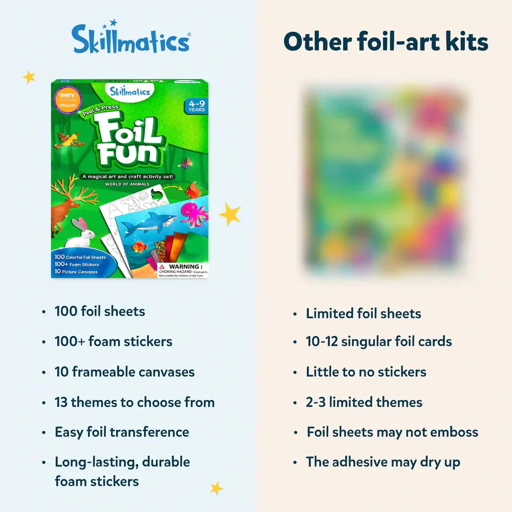 Skillmatics - Foil Fun World of Animals - Image 5