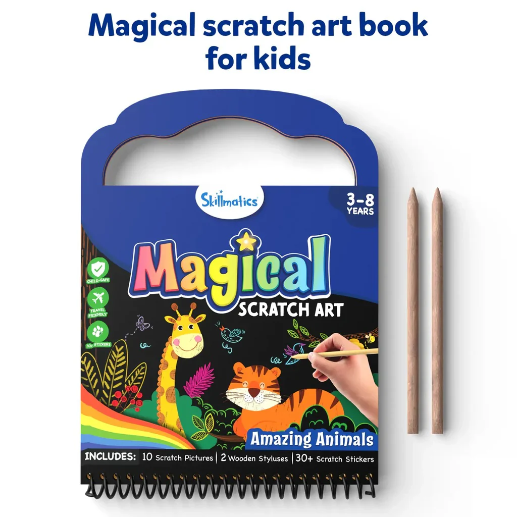 Skillmatics - Magical Scratch Art Amazing Animals - Image 2