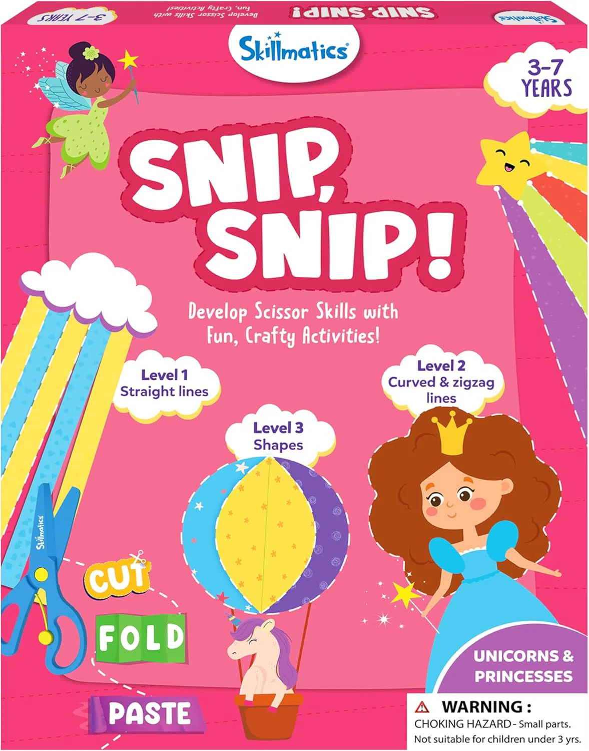 Skillmatics - Snip Snip! Unicorns & Princesses