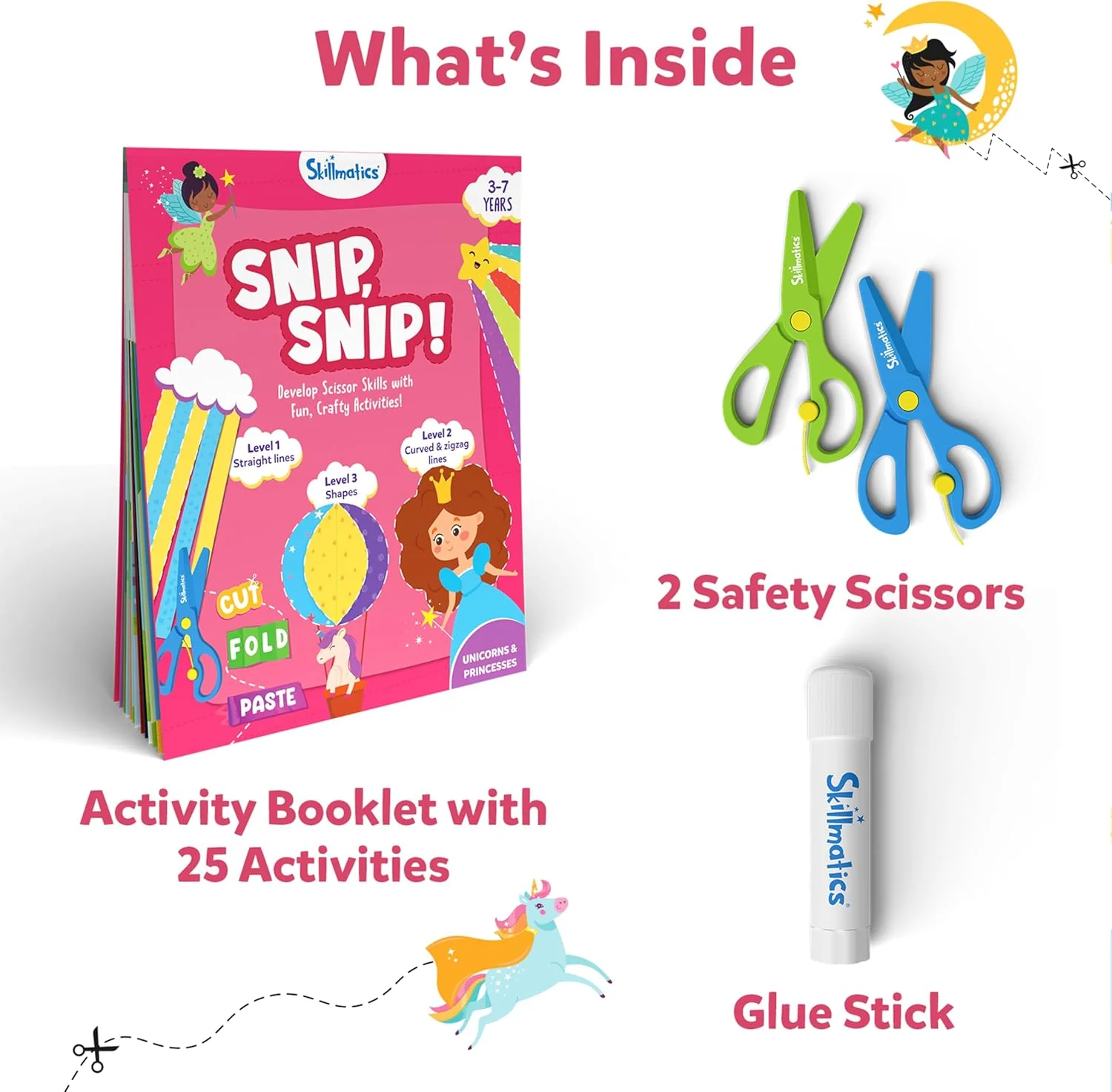 Skillmatics - Snip Snip! Unicorns & Princesses - Image 2