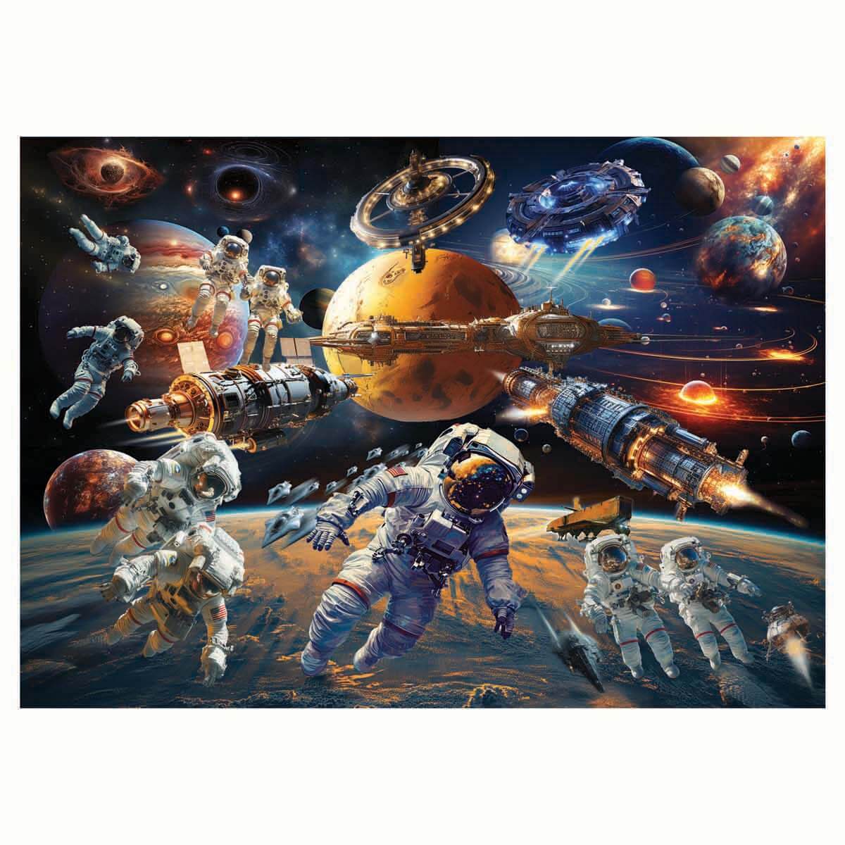 Space Jam - 700 Piece XL Jigsaw XL Puzzle - Image 2