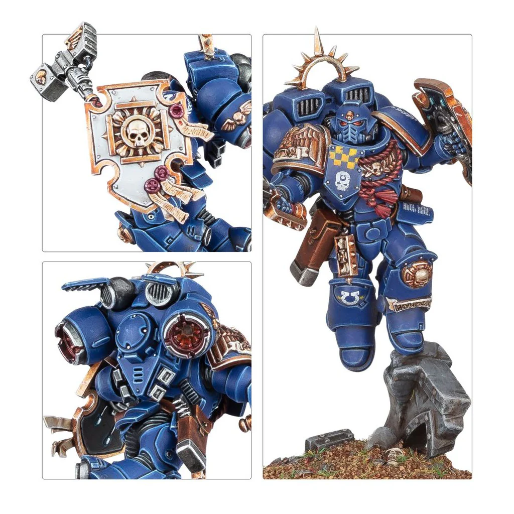 Space Marine: Captain With Jump Pack & Relic Shield (48-102) - Image 2