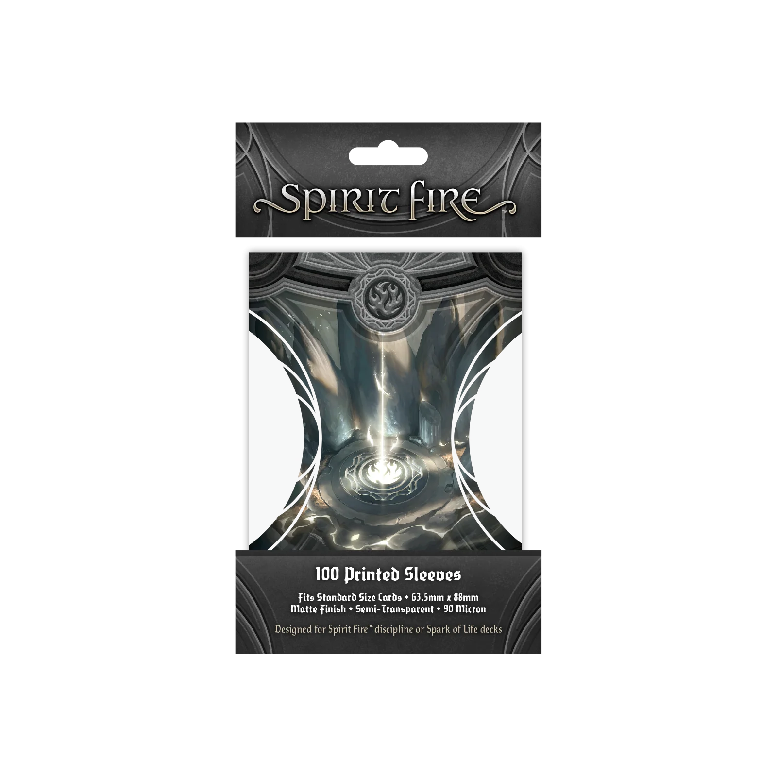 Spirit Fire Semi-Transparent Printed Sleeves Way Flame (Black) (Preorder)