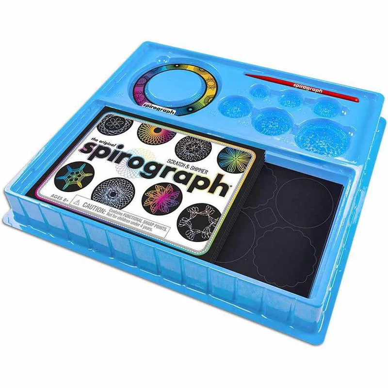Spirograph Scratch and Shimmer Drawing Kit - Image 4
