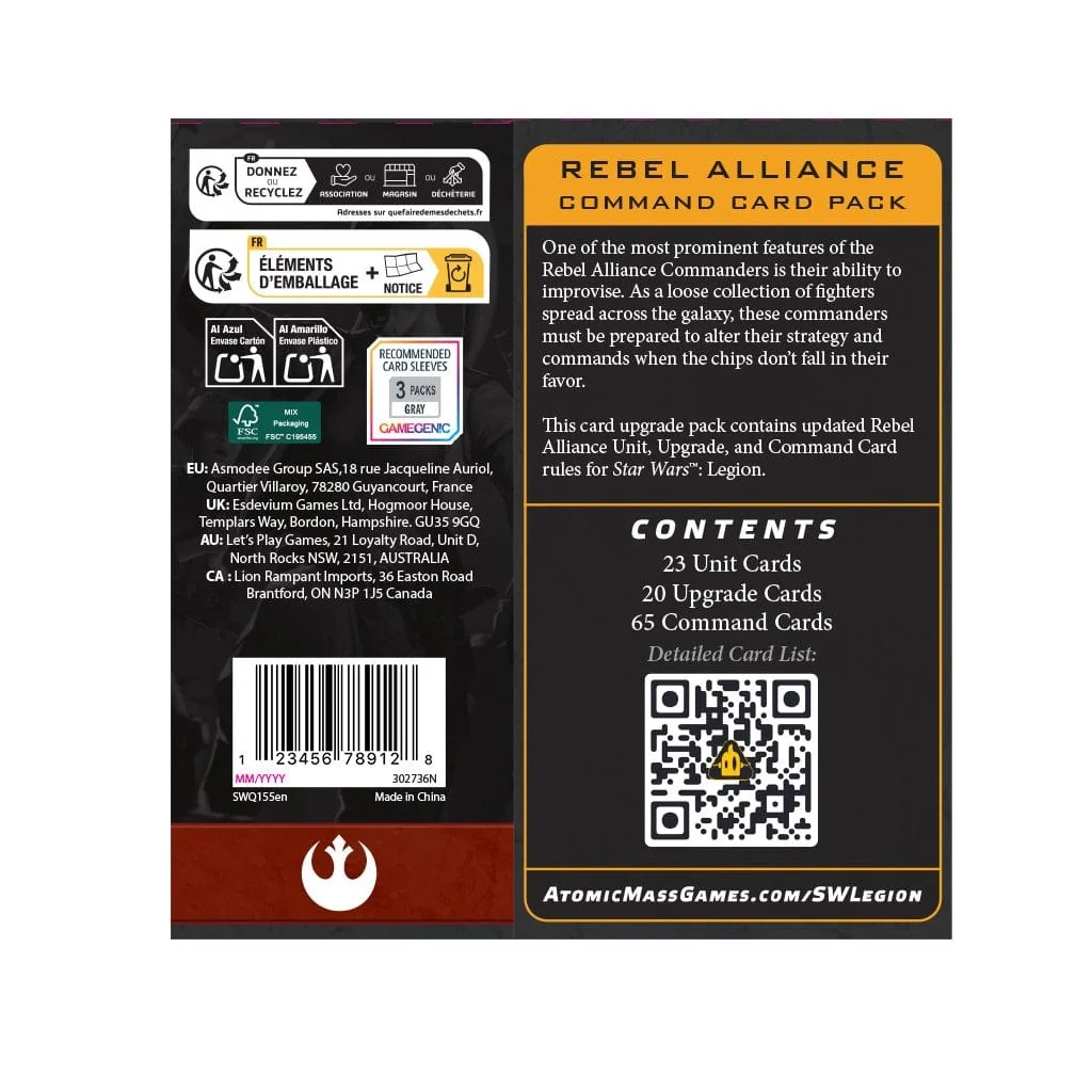 Star Wars: Legion - Upgrades Card Pack - Image 2