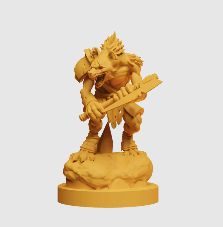 Steamforged Games Godtear Fenra Wolf of The End Times & Chainless Curs Miniatures - Image 3