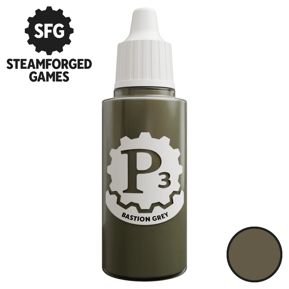 Steamforged Games P3 Paint 18ml - Bastion Grey - Image 2