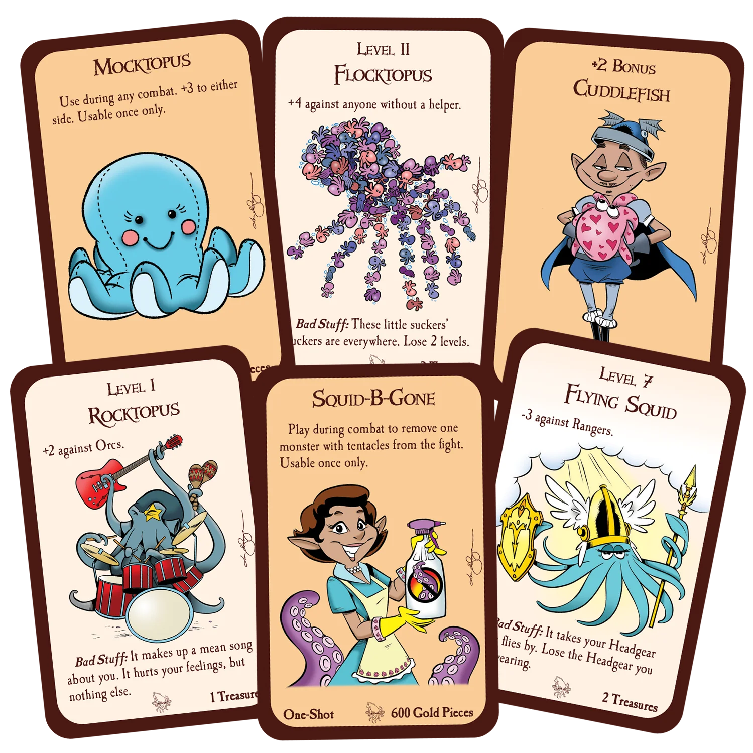 Steve Jackson Games Munchkin Squids Card Game - Image 4