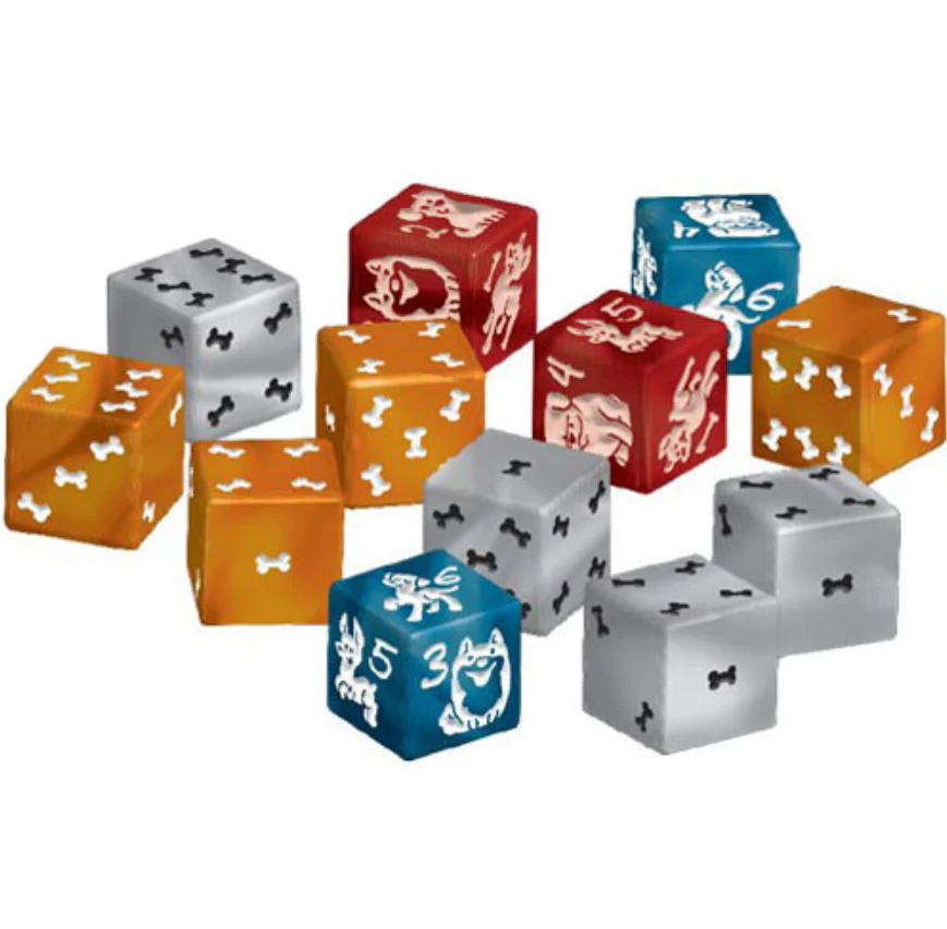 Steve Jackson Games - Puppy d6 Dice 12-Piece Set - Assorted - Image 2