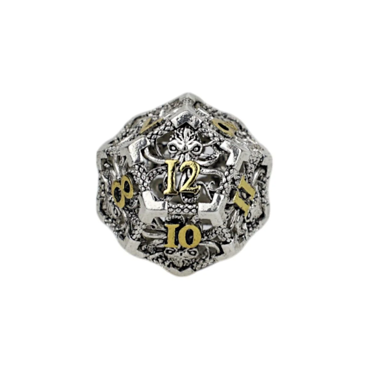 Strange Aeon Dice Set Chrome/Gold - Image 3