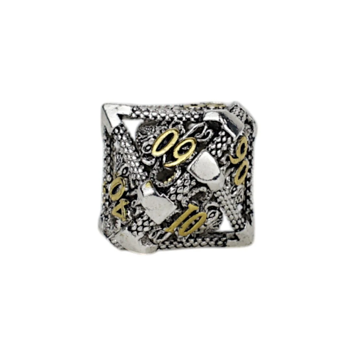 Strange Aeon Dice Set Chrome/Gold - Image 4