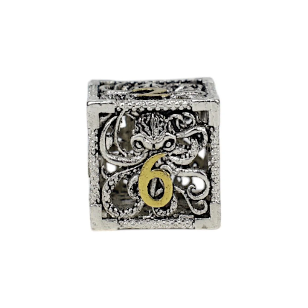 Strange Aeon Dice Set Chrome/Gold - Image 7