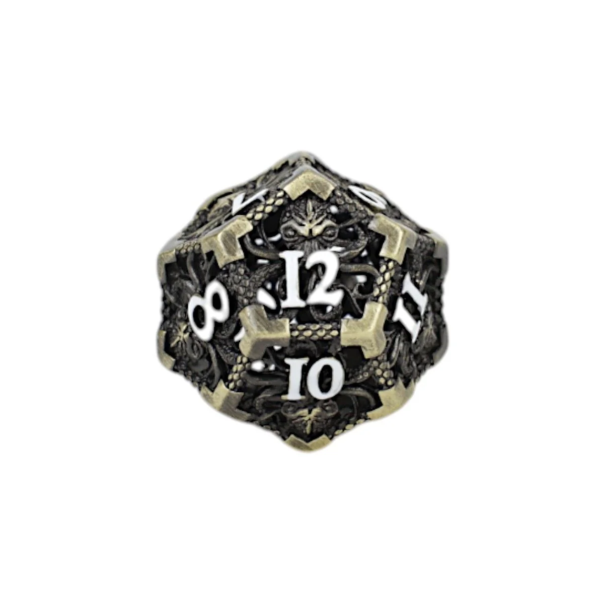 Strange Aeon Dice Set Tarnished Gold - Image 3