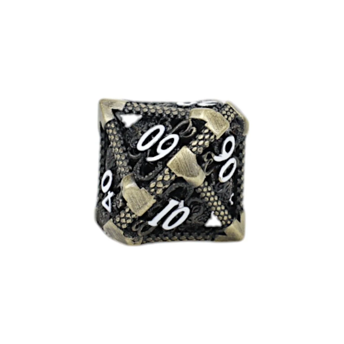 Strange Aeon Dice Set Tarnished Gold - Image 4